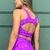 TOP COM MALHA TEXTURIZADA NO ANIMAL PRINT #60559075 - comprar online