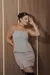 BLUSA NINA TWEED BEGE - News Distribuidora - Praia, Fitness e Lingerie em Atacado