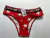 CALÇINHA TANGA DE ALGODÃO DE CÓS ESTAMPADO
