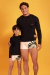 SUNGA BOXER INFANTIL E JUVENIL TRIBOS