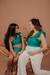 CROPPED BARRA DO UNA JUVENIL VERDE MATERNAR #40799026 - comprar online