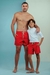 SHORT INFANTIL/JUVENIL VERMELHO TACTELTOQUE DE PRIMAVERA #41499046