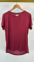 BLUSA BABYLOOK NEWS DRY MARSALA - comprar online
