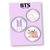 Cartela de Bottons BTS