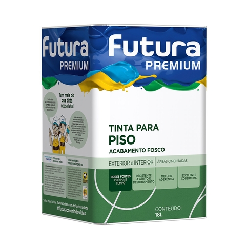 TINTA ACRÍLICA FOSCA PARA PISO FUTURA PREMIUM 18l