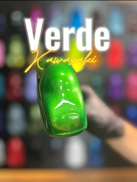 Kit tinta verde kawasaki spray