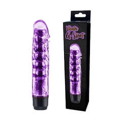 Vibrador Translúcido Formato Pênis 17 cm