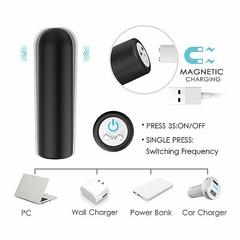 Imagem do Vibrador Power Bullet Recarregável 7 cm - Fabrica da Sedução