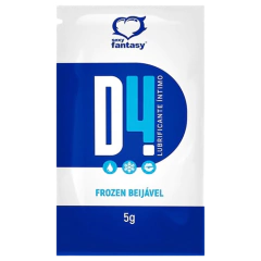 Lubrificante íntimo D4 Comestível sache 5g Sexy Fantasy - Fábrica da Sedução - comprar online
