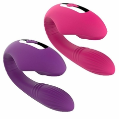 Vibrador de Casal com Pulsação Recarregável com Controle remoto - Fabrica da Sedução - comprar online