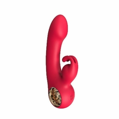 Vibrador Vai e Vem Ponto G e clitóris Multivelocidades Recarregável - Finger Rabbit - S-Hande - Fabrica da Sedução - Fabrica da Sedução Sex Shop - Vibrador, Plug, Acessórios, Cosméticos e Muito Mais