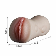 Masturbador Duplo Vagina e Ânus Cyberskin - Fabrica da Sedução - comprar online