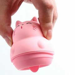 Vibrador de Clitóris com língua estimuladora Recarregável formato de Gato - Fábrica da Sedução na internet