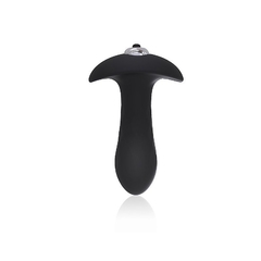 Plug Anal em silicone com Vibro tamanho 10 x 3,1 cm Diamond - Fabrica da Sedução