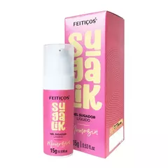 SUGALIK GEL PULSANTE SUGADOR LÍQUIDO BEIJÁVEL SABOR MOMOZINHO 15G FEITIÇOS - FABRICA DA SEDUÇÃO