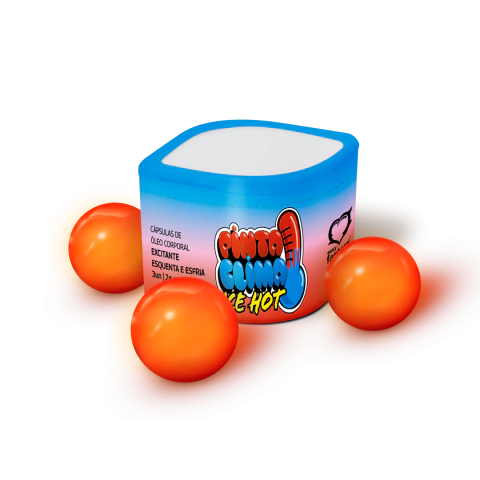 Pinta Clima Bolinha kit com 3 Excitante Quente e Frio 15 gr - Sexy Fantasy - Fábrica da Sedução