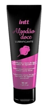 Lubrificante a Base de Água com sabor Morango hot e Algodão doce 50 ml Intt - FABRICA DA SEDUÇÃO na internet