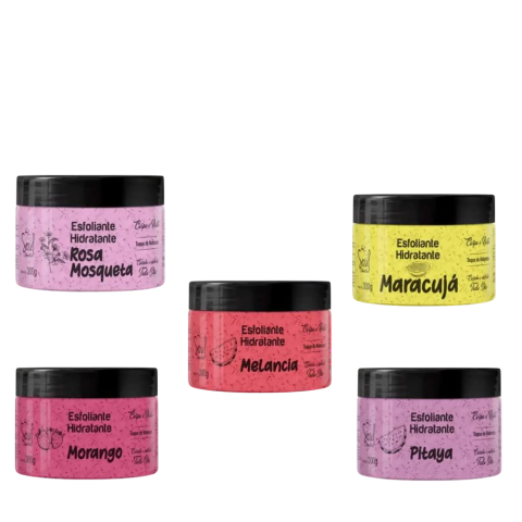 ESFOLIANTE E HIDRATANTE CORPORAL E FACIAL300g SOUL COSMETICOS- Fábrica da Sedução - comprar online