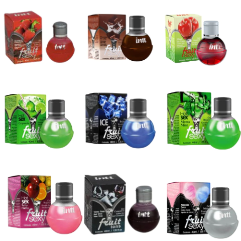 Fruit Sexy Gel Comestível Térmico 40 ml Intt - Fábrica da Sedução