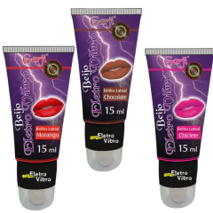 Beijo eletro gloss brilho labial 15 ml - Garji - Fábrica da Sedução