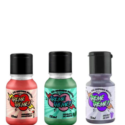 Treme Treme Vibrador Líquido comestível 15 ml Garji - Fabrica da Sedução