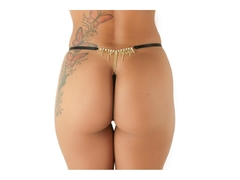 Calcinha com Escrita em Strass no Bumbum Tamanho Único - Fabrica da Sedução