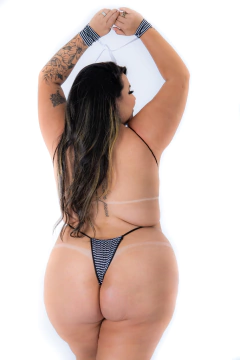 Mini Fantasia Presidiária Plus Size