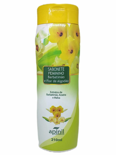 Sabonete Íntimo Feminino Barbatimão e Flor de algodão 200 ml Apinil - Fábrica da Sedução
