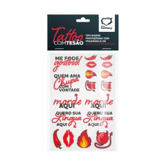CARTELA COM 18 TATUAGENS PROVISÓRIAS COM FRAGRÂNCIA AFRODISICA SEXY FANTASY - FABRICA DA SEDUÇÃO na internet