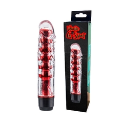 Vibrador Translúcido Formato Pênis 17 cm