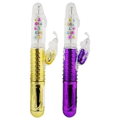 Vibrador Vai e Vem Rotativo com Estimulador de Clitóris Multivelocidades Recarregável - Fabrica da Sedução na internet