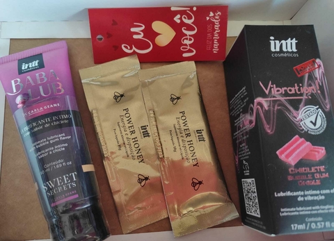 KIT EROTICO DIA DOS NAMORADOS NOITE DO CHICLETE - FÁBRICA DA SEDUÇÃO