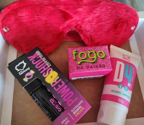 KIT EROTICO DIA DOS NAMORADOS NOITE DO CHICLETE - FÁBRICA DA SEDUÇÃO