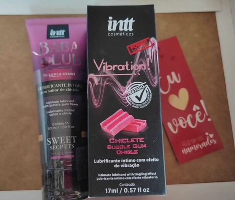KIT EROTICO DIA DOS NAMORADOS NOITE DO CHICLETE - FÁBRICA DA SEDUÇÃO