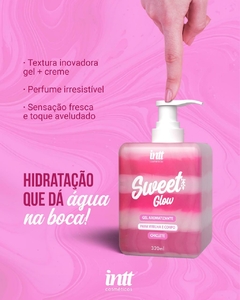 Sweet Glow Gel Aromatizante Beijável Para Virilha Sabor Chiclete 320ml INTT - FABRICA DA SEDUÇÃO - loja online