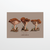 Gravura Cogumelos sob Folhas - comprar online