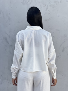 Camisa Cropped em Linho Bari - loja online