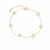 Pulseira Pérolas Banhada a Ouro 18k - comprar online