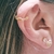 Piercing Cartier Zircônias Banhado a Ouro 18k - comprar online