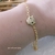 Pulseira Tigre Cravejado de Zircônias Banhado a Ouro 18k - comprar online