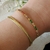 Pulseira Malha Lacraia Banhada a Ouro 18k - comprar online
