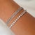 Pulseira Riviera Cravejada de Zircônias Banhada a Ouro 18k e Prata na internet