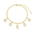 Pulseira Pedras de Zircônias Banhada a Ouro 18k