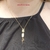 Colar Fé e Placas com Mini Zircônias Banhado a Ouro 18k - comprar online