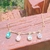Colar Choker Gotas de Zircônias Coloridas Banhado a Ouro 18k - comprar online