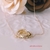 Colar Duas Alianças Cravejado de Zircônias Banhado a Ouro 18k - comprar online