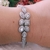 Pulseira Victoria Cravejada de Zircônias Banhada no Ródio Branco - comprar online