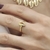 Anel Buzio Banhado a Ouro 18k