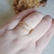 Anel Duplo Cravejado de Mini Zircônias Banhado a Ouro 18k e Prata - comprar online