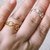 Anel Elos de Correntes Banhado a Ouro 18k - comprar online